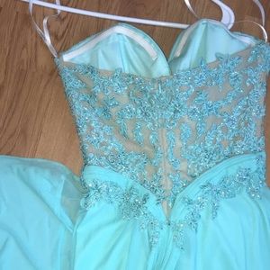 Blue prom Dress